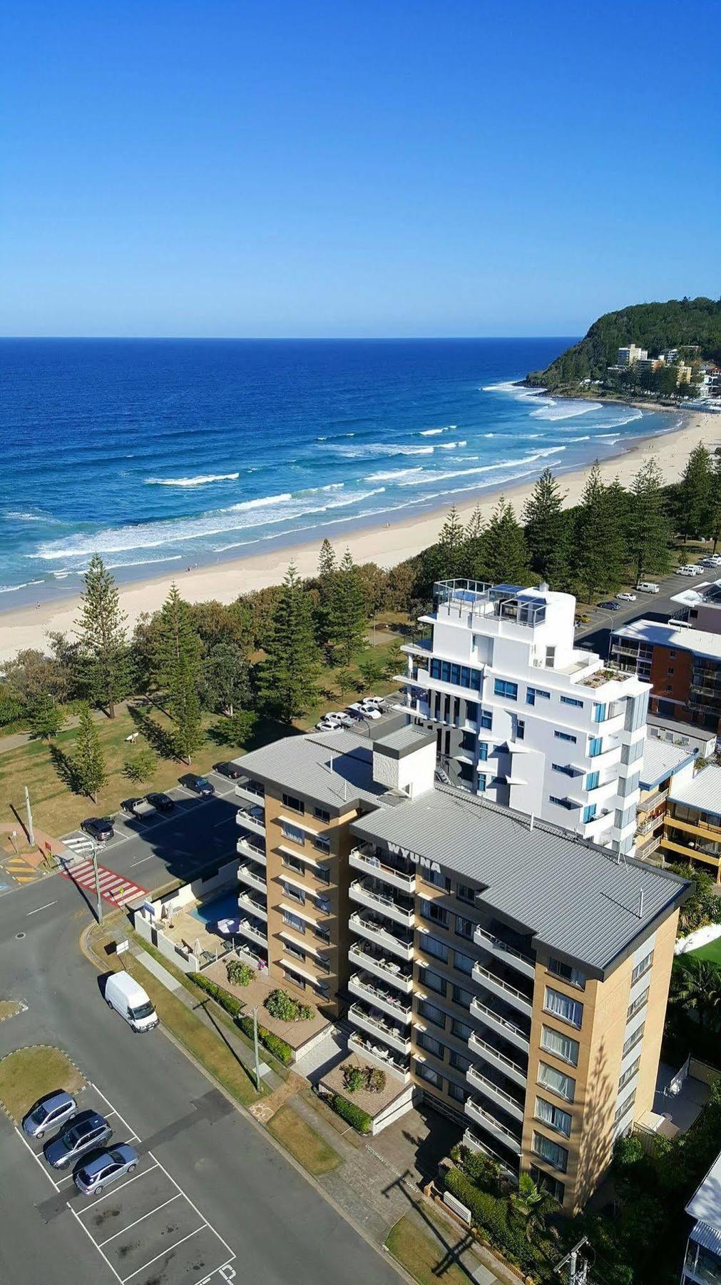 Wyuna Beachfront Holiday Apartments Gold Coast Eksteriør bilde